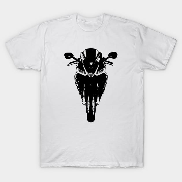 RS660 Bike Front View Sketch Art T-Shirt by KAM Std